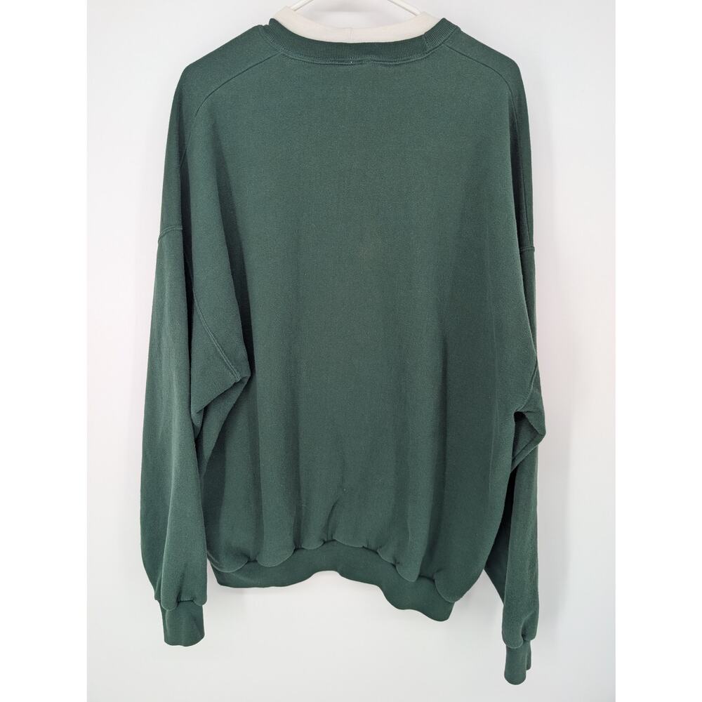 Vintage 90s Dog Gourd Pumpkin Sweatshirt Women's 3X Grandmacore Retro Fall Leaf - Picture 6 of 11